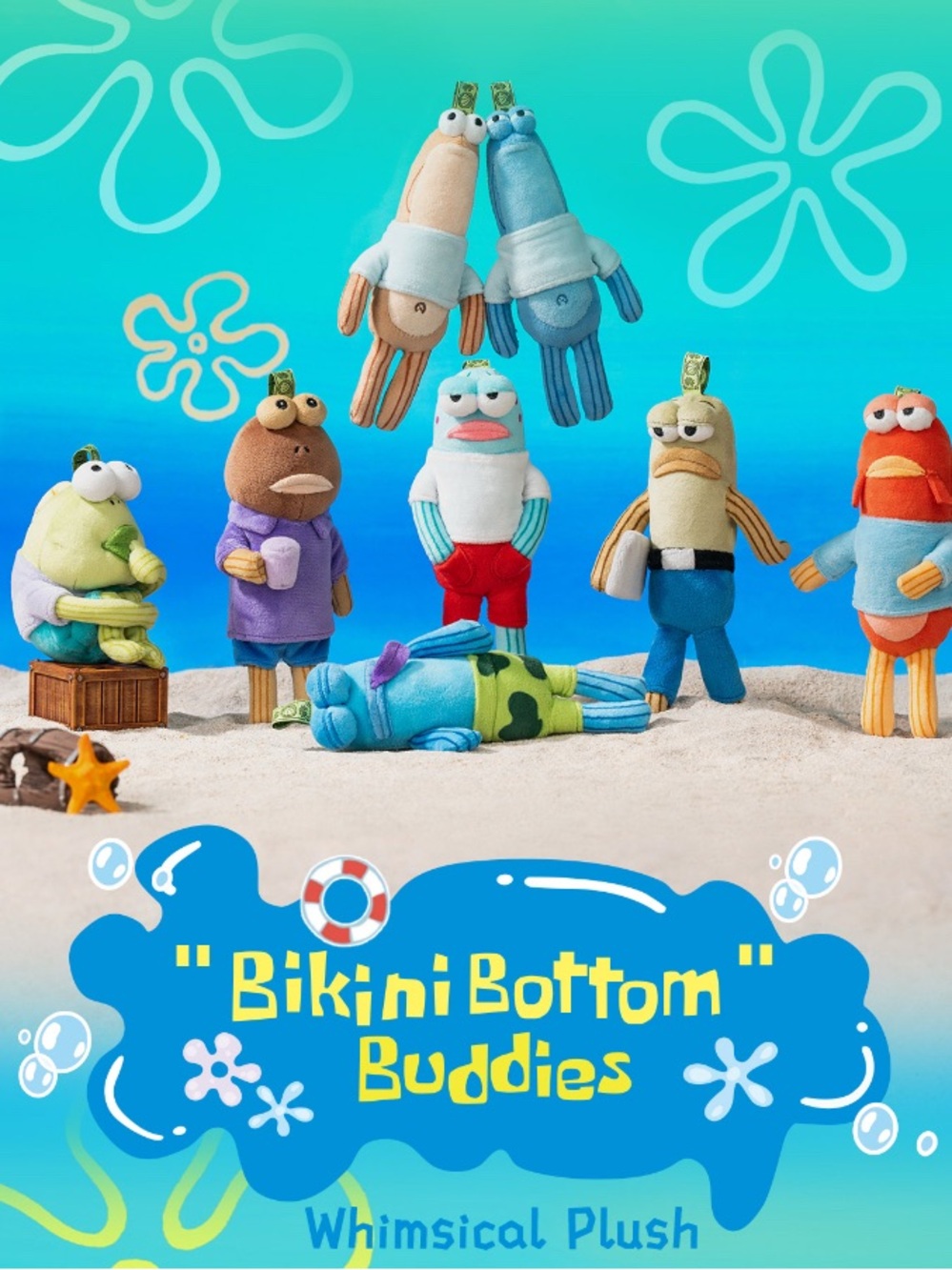 POP MART x SpongeBob Bikini Bottom Buddies Plush Pendant - Choose Character